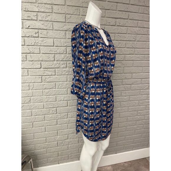 Skies Are Blue Multicolored Long Sleeve Shift Dress Size XS NWT - Picture 2 of 14
